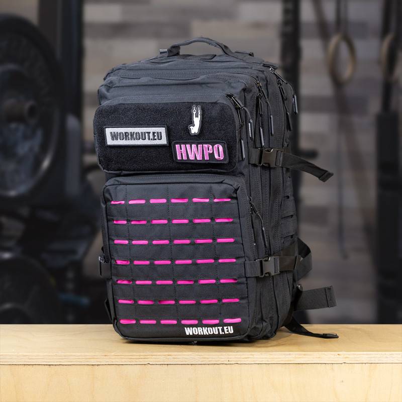 Fitness-Rucksack WORKOUT 2.0 - schwarz und rosa