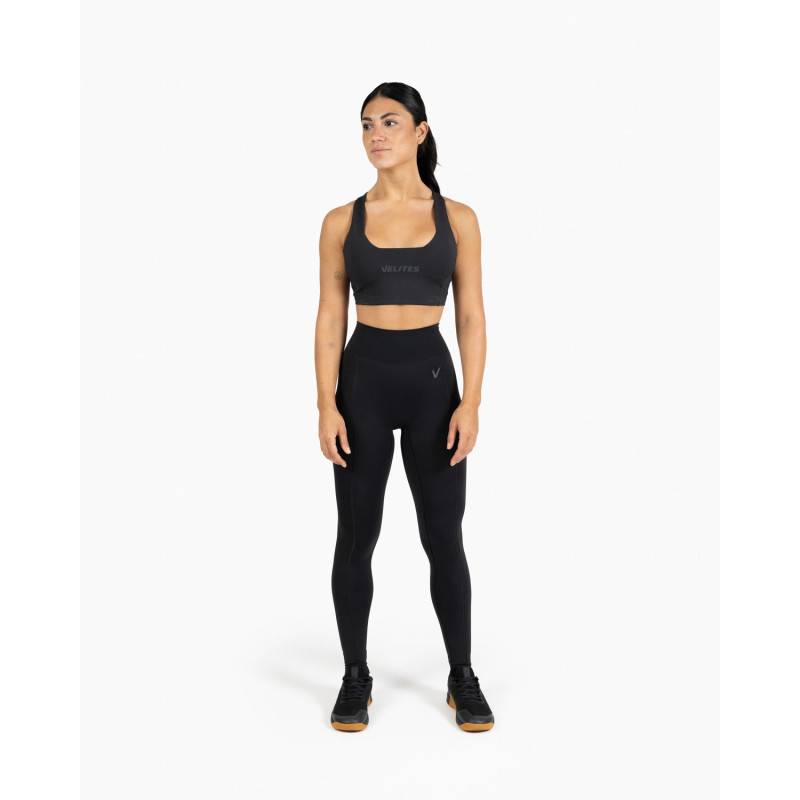 Leggings donna lunghi Holo VELITES - nero