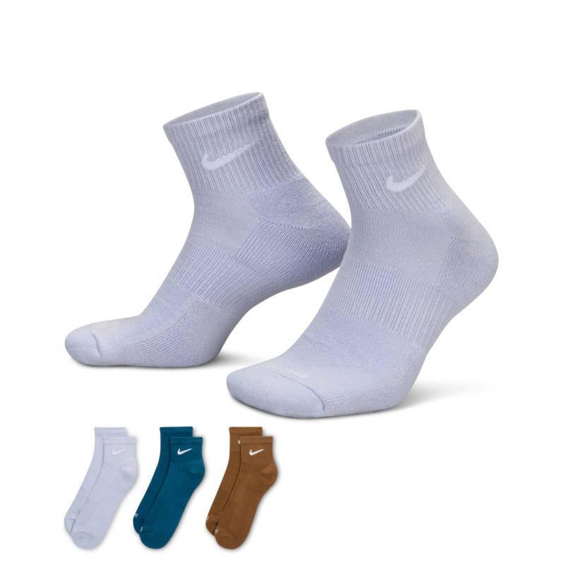 Calze alla caviglia Nike Everyday Plus - 3 paia Ghost Moss Wood