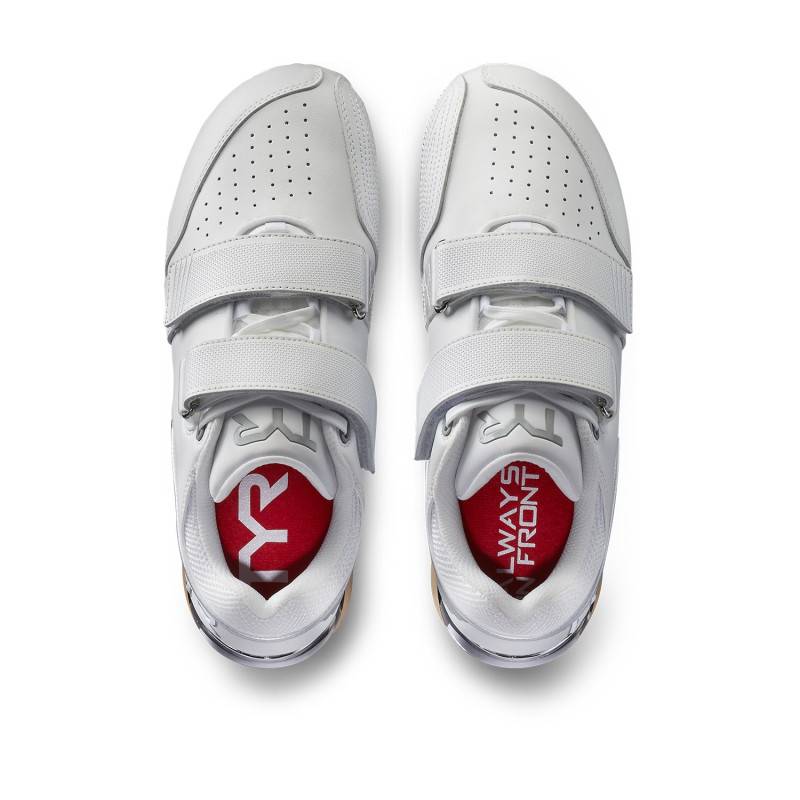 Scarpe da sollevamento pesi TYRFORCE Elite Carbon Lifter Uomo - Bianco