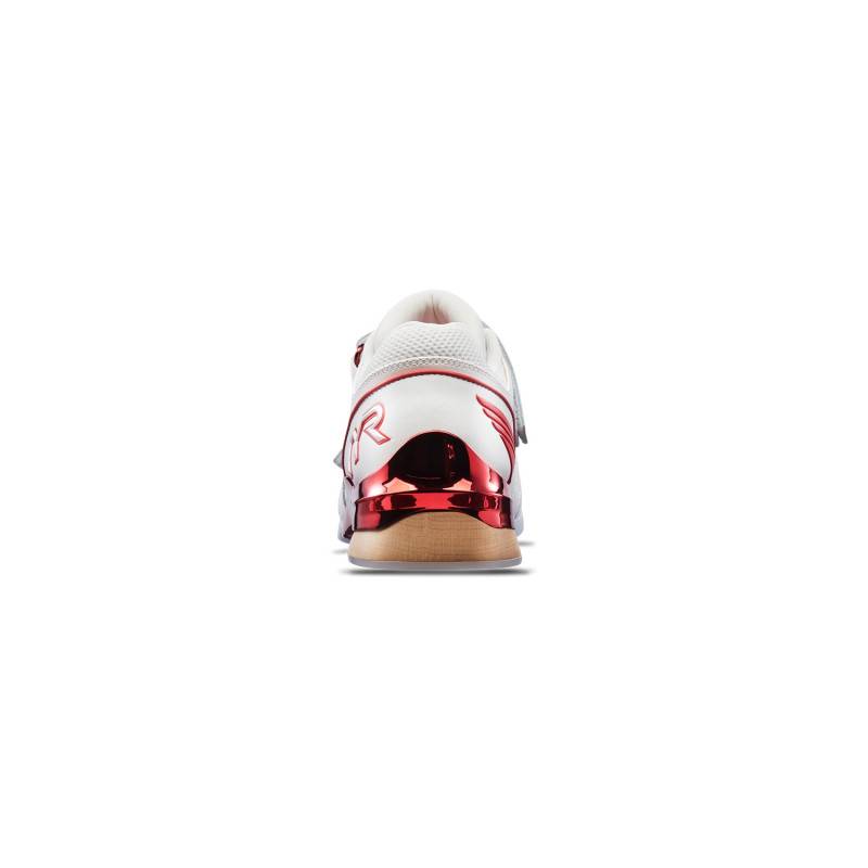 TYRFORCE Elite Carbon Lifter Gewichtheber Schuhe - Weiß - Rot