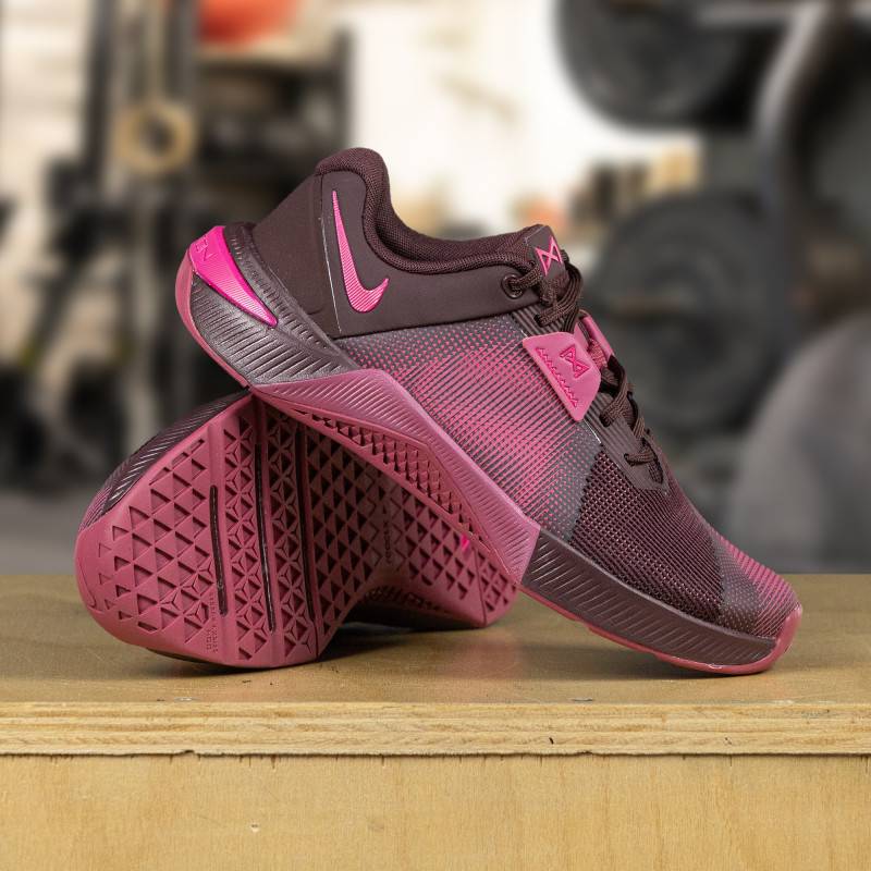 Nike Metcon 10 Womens CrossFit Shoes - Dark Red/Dark Pink