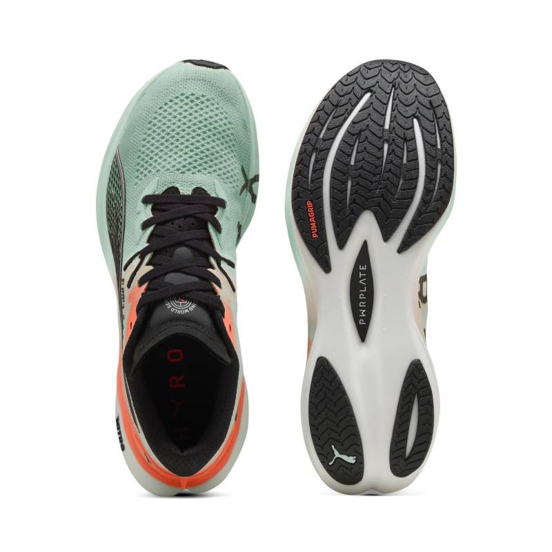 Pánské běžecké boty PUMA Deviate NITRO 3 HYROX AH25 Glowing Red-Mint