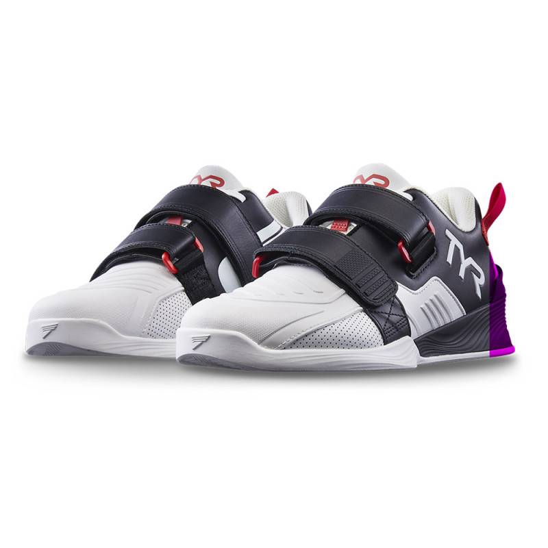 Scarpe da sollevamento pesi TYR L-2 Lifter - bianco e nero