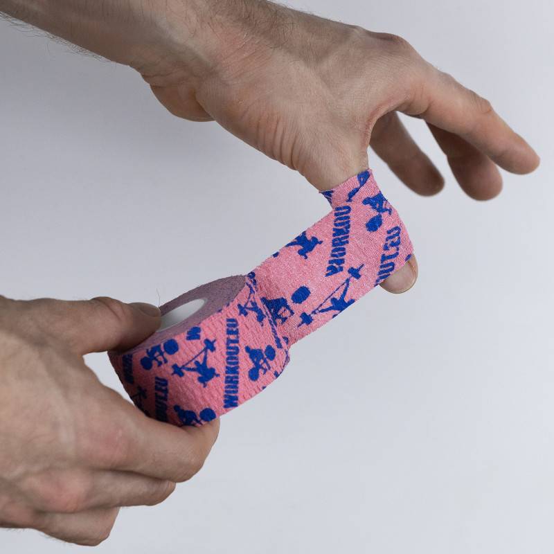 Set 3 kusy thumb tape WORKOUT úzká - délka 7 m