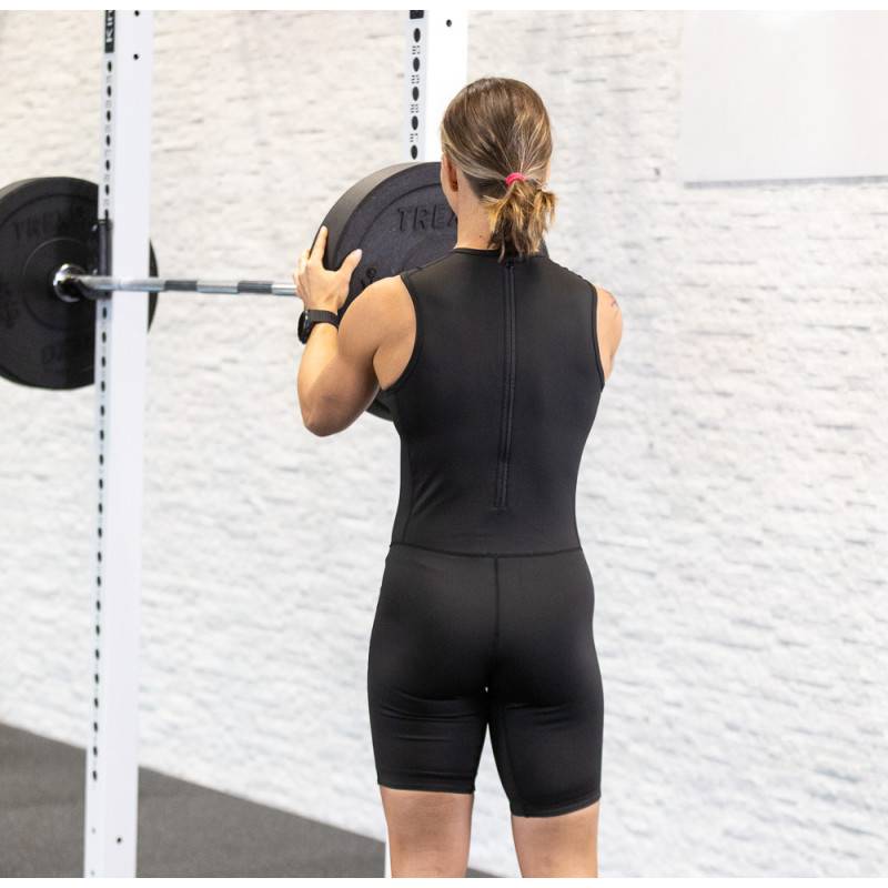 Gewichtheber-Trikot WORKOUT 2.0 profi unisex - schwarz