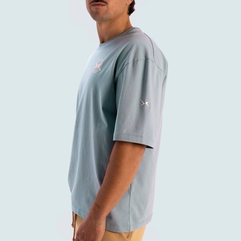 Mens T-shirt Picsil Lifestyle AW25 - light blue