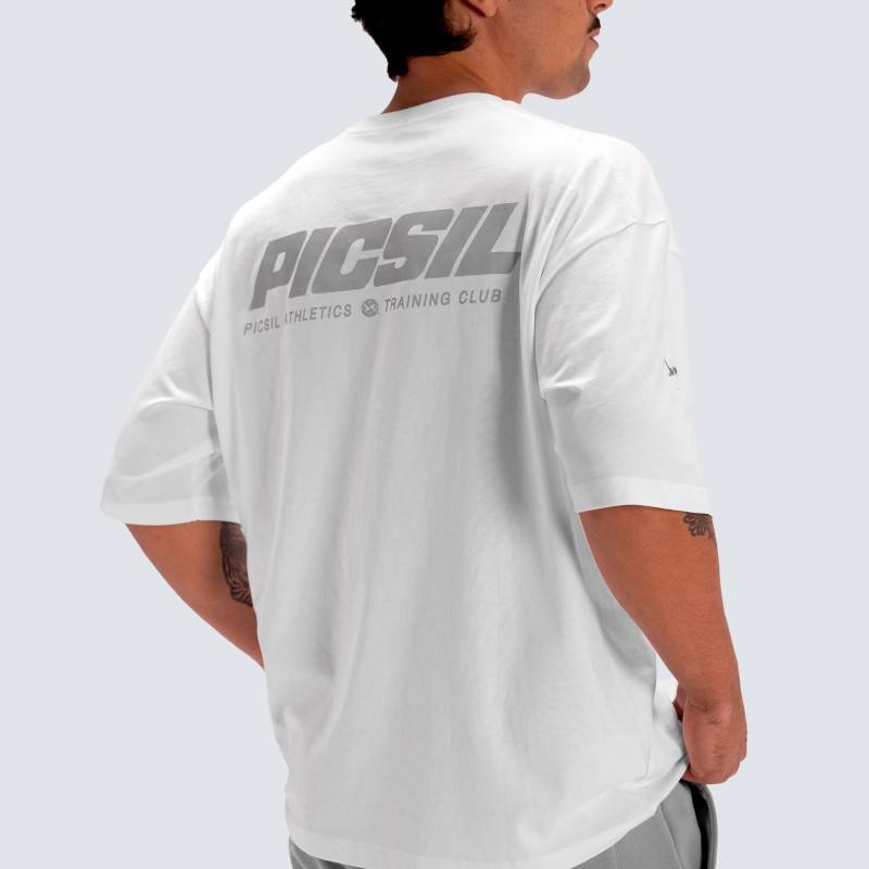 Herren-T-Shirt Picsil Lifestyle AW25 - weiß