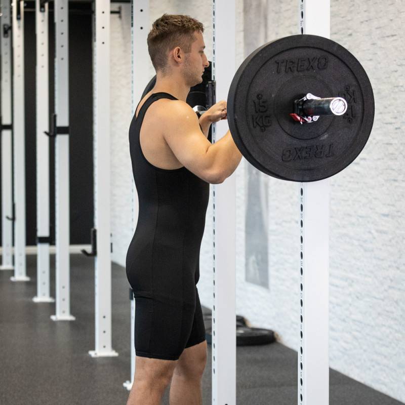 Maglia da sollevamento pesi WORKOUT 2.0 classic unisex - nero