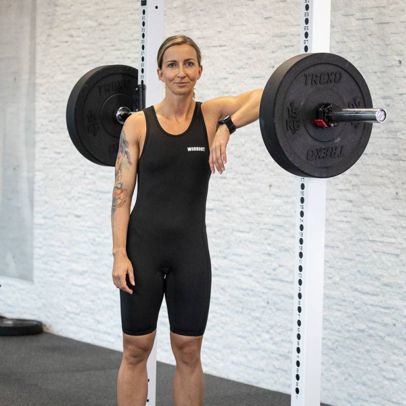 Maglia da sollevamento pesi WORKOUT 2.0 classic unisex - nero