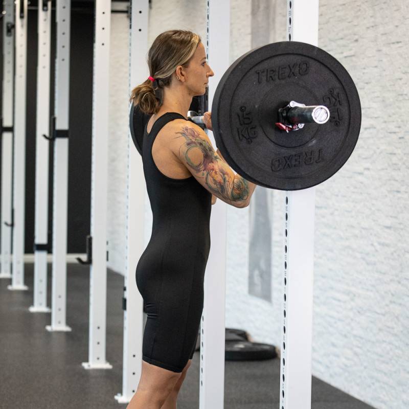 Vzpěračský dres WORKOUT 2.0 classic unisex - černý