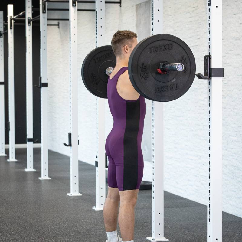 Weightlifting jersey WORKOUT 2.0 classic unisex - burgundy