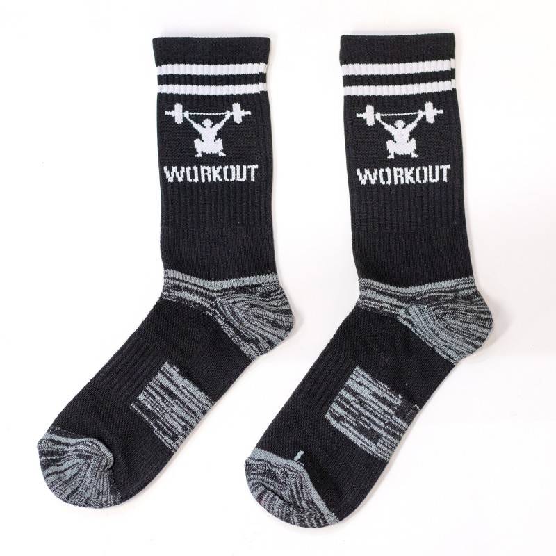 WORKOUT Logo Socks - Black