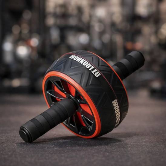 Workout Ab Wheel - červené