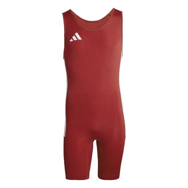 Pánský vzpěračský - powerlifterský dres adidas červený
