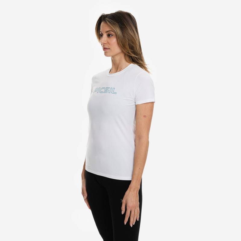 Damen T-Shirt Picsil Tee core 0.4 - weiß