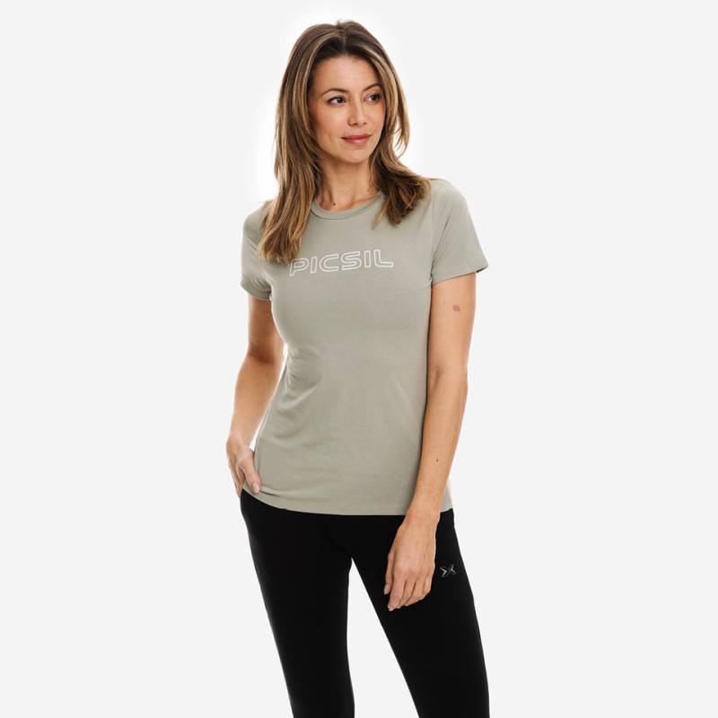 T-shirt donna Picsil Tee core 0.4 - verde