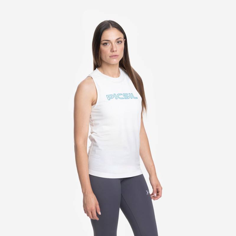 Womens Picsil Tank Premium 241 - white