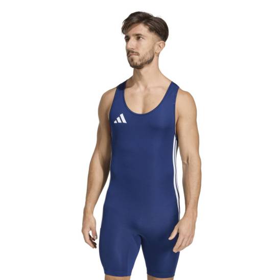 Adidas vzpěračský - powerlifterský dres modrý