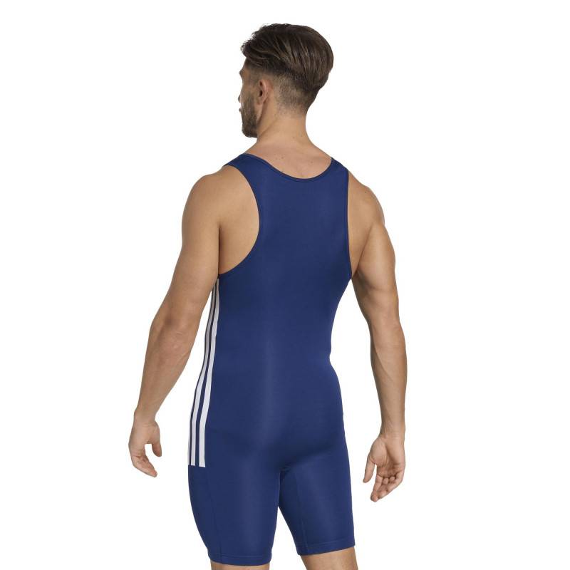Pánský vzpěračský - powerlifterský dres adidas modrý