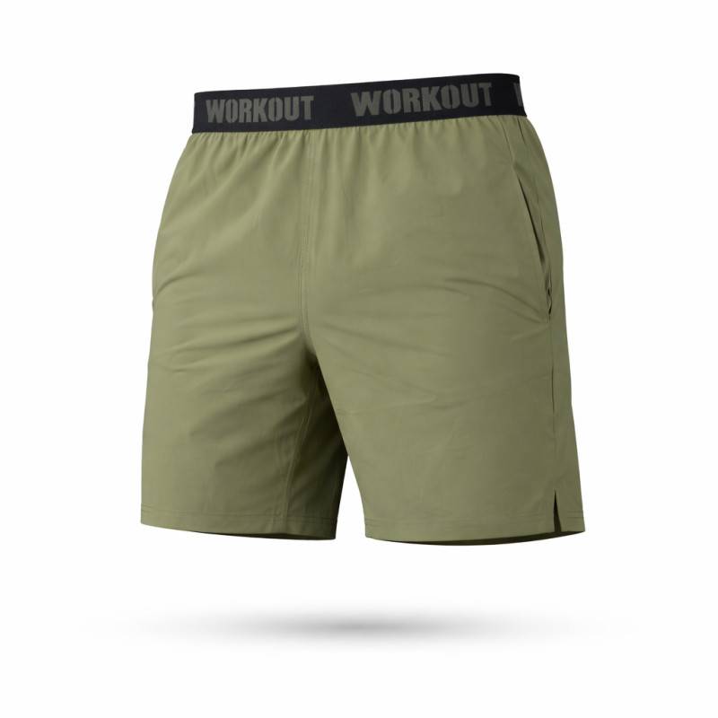 Mens WORKOUT shorts - green