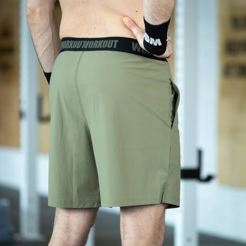 Pantaloncini da uomo WORKOUT - verde