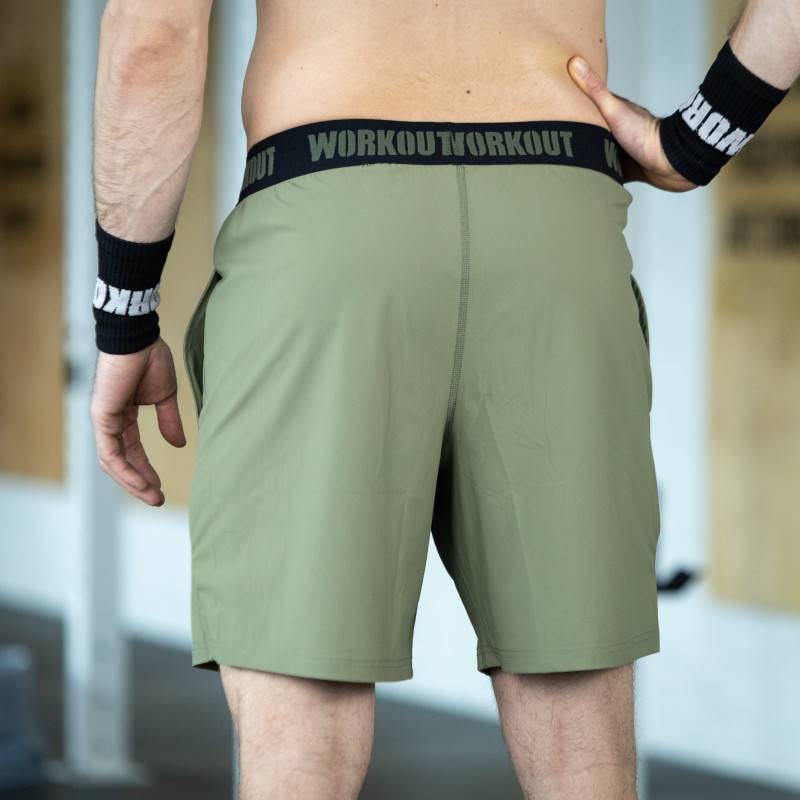 Mens WORKOUT shorts - green