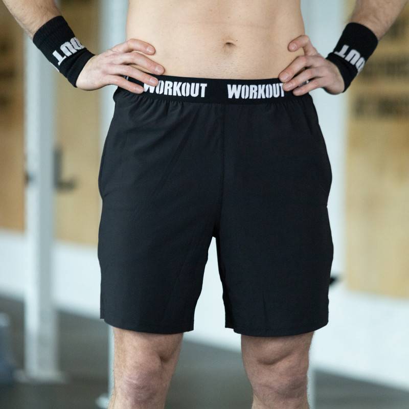 Herren WORKOUT Shorts - schwarz