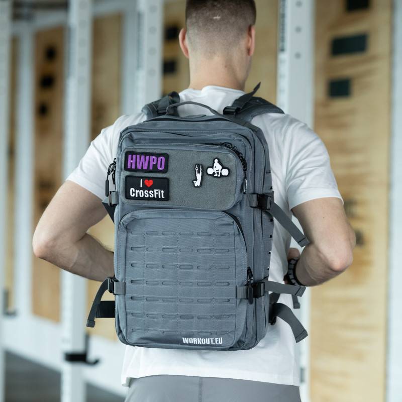 Zaino fitness WORKOUT 2.0 - grigio