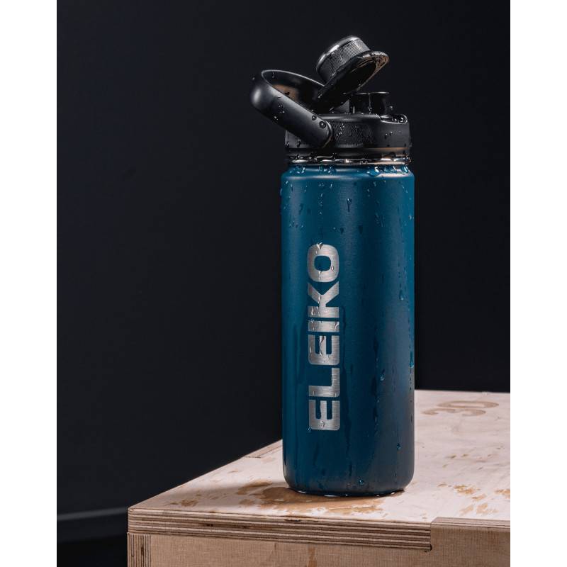 Bottiglia sportiva Eleiko - blu isolata