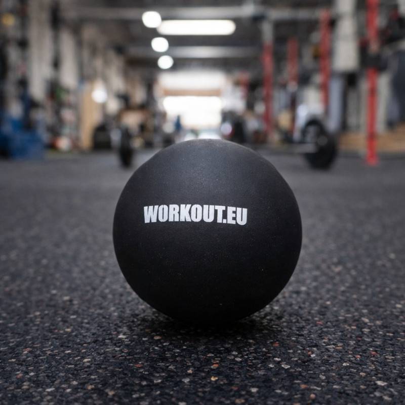 Massage ball Lacrosse ball WORKOUT - black
