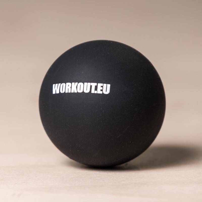 Pallina da massaggio Lacrosse ball WORKOUT - nera