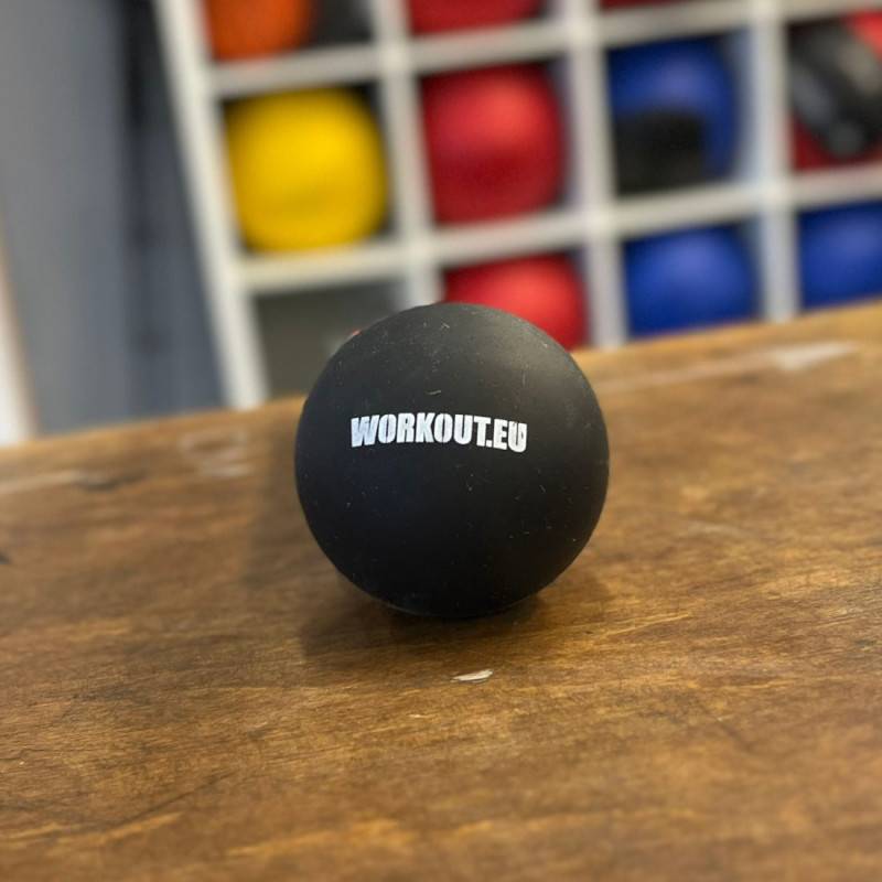 Massageball Lacrosse-Ball WORKOUT - schwarz