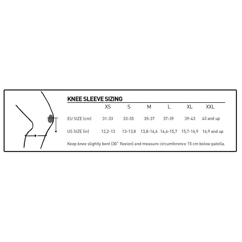 Eleiko powerlifting knee bands 7 mm - black