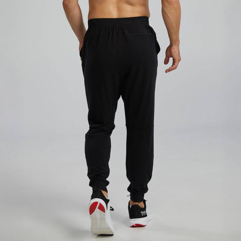 Mens TYR Midweight Terry A.M. Sweatpants - black