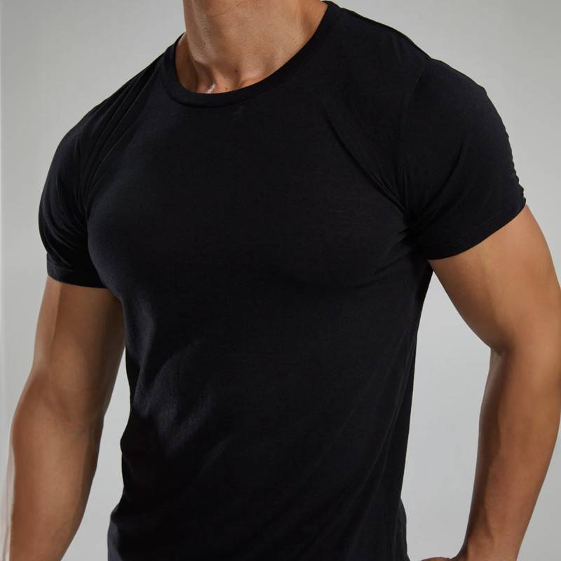 Maglietta leggera ultrasoft TYR da uomo - nero