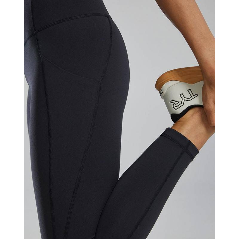 Womens TYR Joule Elite High Rise Leggings - Black