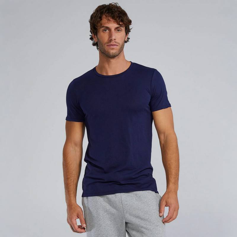 T-shirt TYR leggera e ultramorbida da uomo - blu