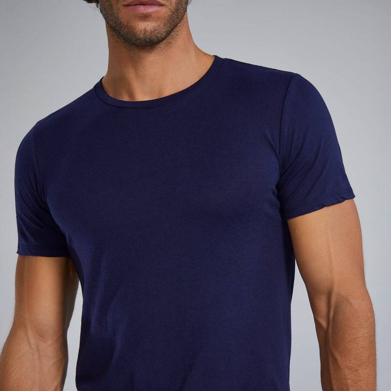 T-shirt TYR leggera e ultramorbida da uomo - blu