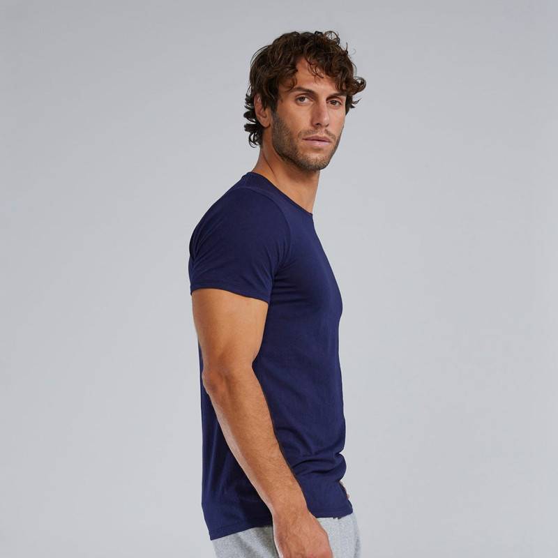 Mens lightweight ultrasoft TYR T-shirt - blue