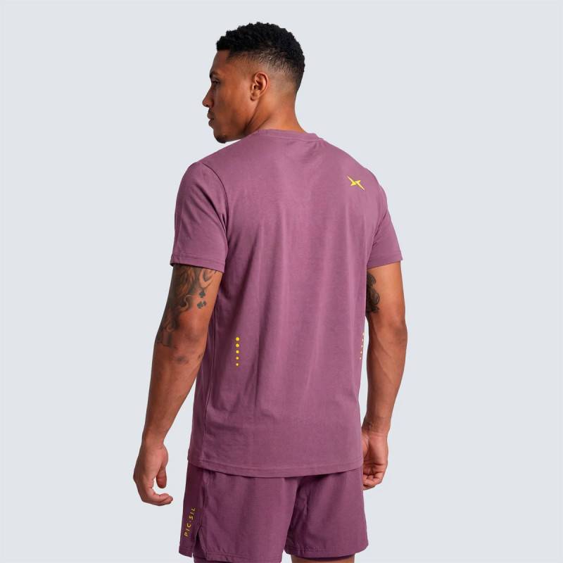 T-shirt funzionale da uomo Picsil Performance SS26 - viola