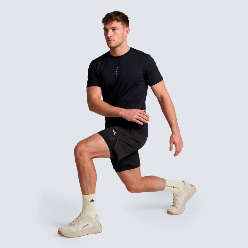 Herren Funktions-T-Shirt Picsil Performance SS26 - schwarz