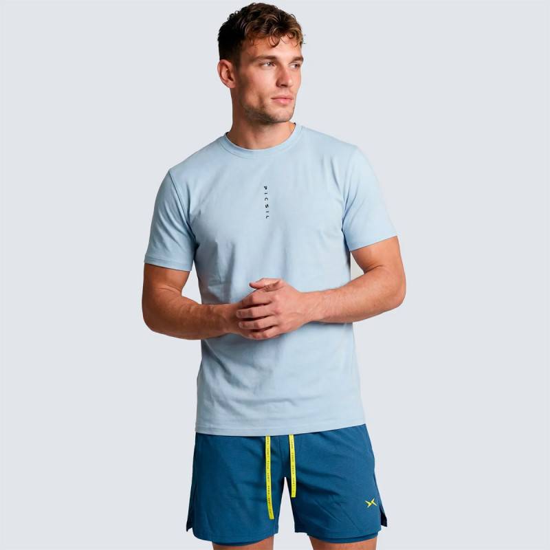 Mens functional T-shirt Picsil Performance SS26 - light blue