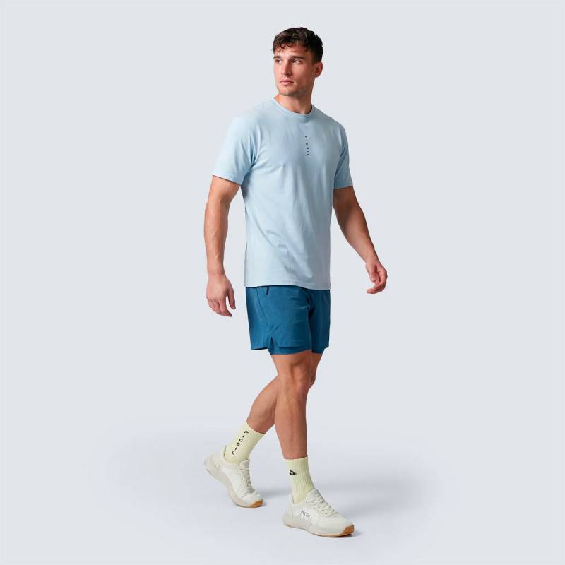 Herren Funktions-T-Shirt Picsil Performance SS26 - hellblau
