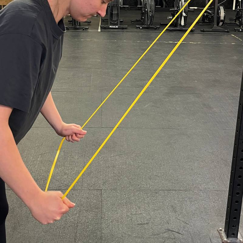 Resistenza in gomma WORKOUT giallo - 7 kg