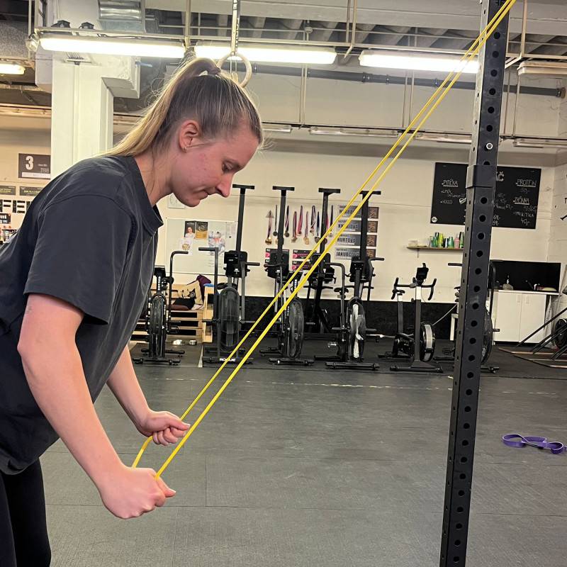 Odporová guma WORKOUT žlutá - 7 kg