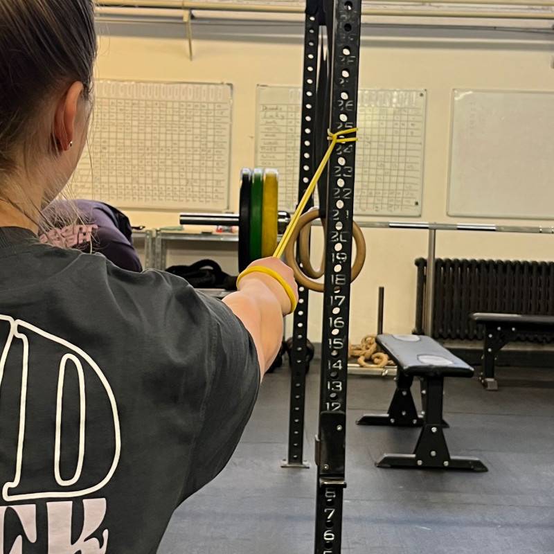 Odporová guma WORKOUT žlutá - 7 kg