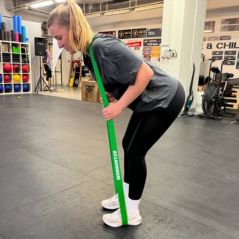 Odporová guma WORKOUT zelená - 45 kg