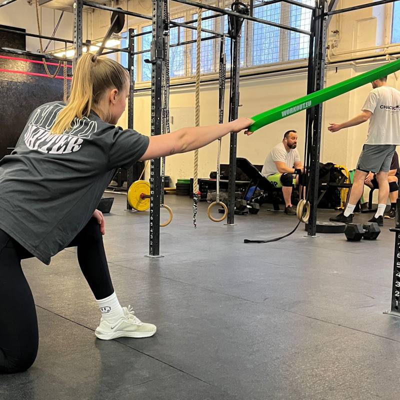 Resistant rubber WORKOUT green- 45 kg