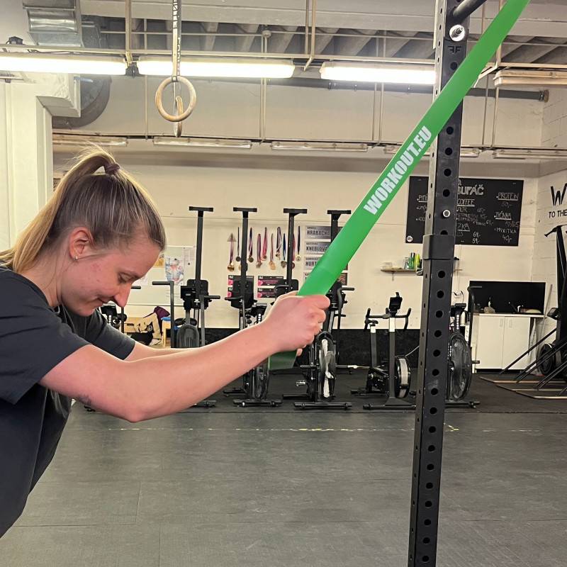 Odporová guma WORKOUT zelená - 45 kg